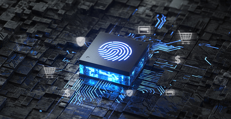 biometrics in retail graphic