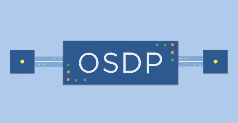 Blue OSDP graphic