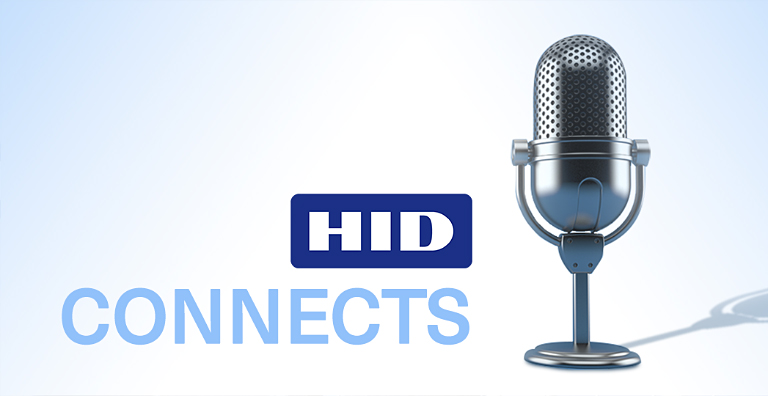 HID logo and microphone