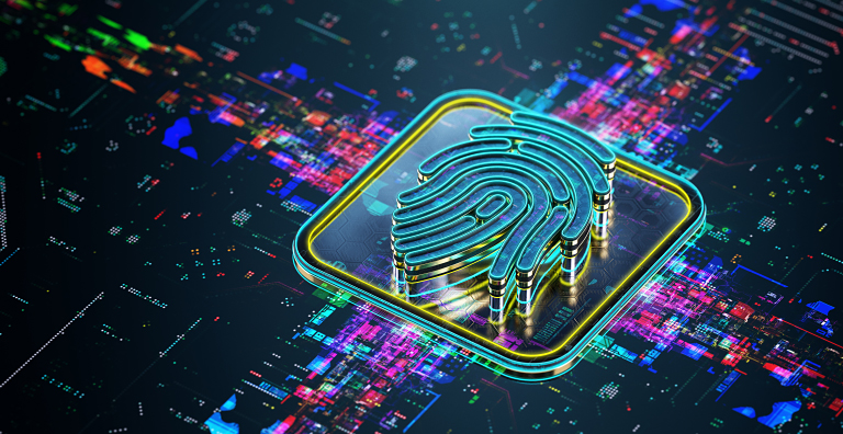 electronic fingerprint concept