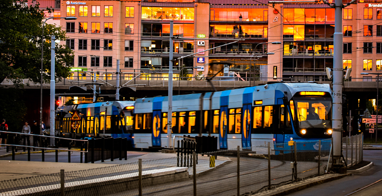 railway in Stockholm